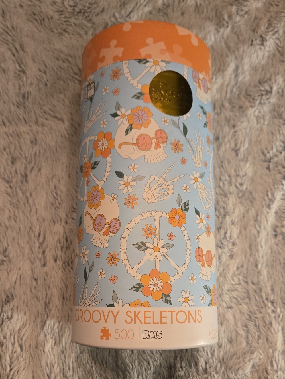 NEW Groovy Skeletons 500 Piece Puzzle
